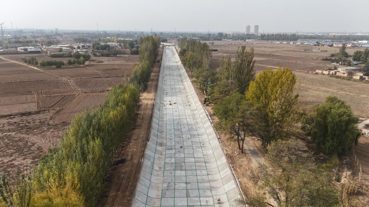 宁夏青铜峡灌区现代化改造工程2025年度第二批建设项目施工7标段顺利通水