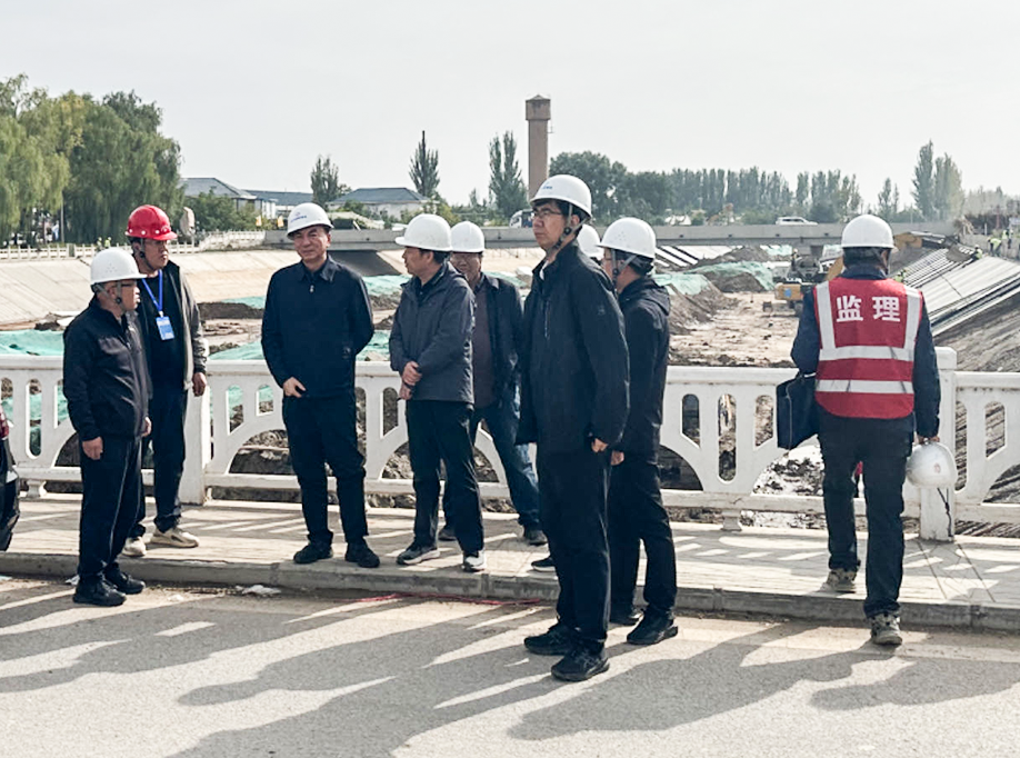 水利厅厅长朱云深入宁工局公司承建项目调研指导工作